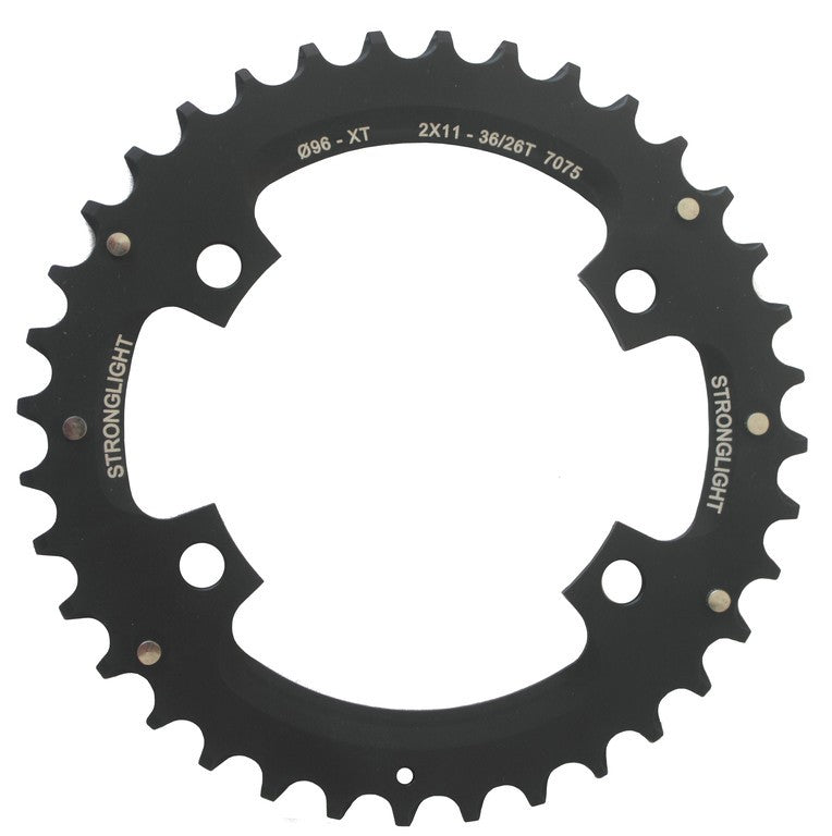 Corona Stronglight MTB Shimano 2x11 per XT FC-M8000/SLX esterna 38(28)d nero