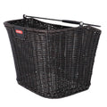 Cesta frontal KLICKfix Structura 35x26x25cm, nr, entrelazada, s. adapt.