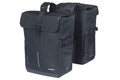 Borsa doppia Basil Move nero, 30l
