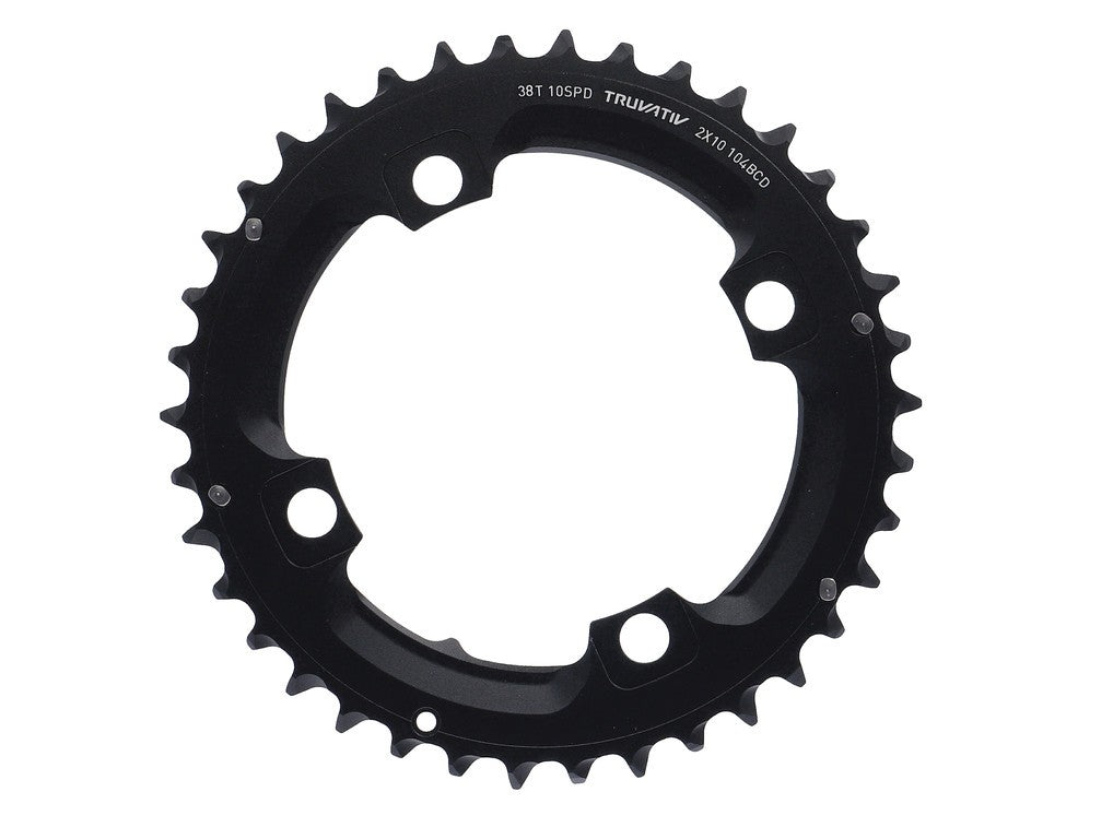 Corona MTB 38 Z. S1 2x10-fach 104mm g.b,alluminio,nero,o.Pin