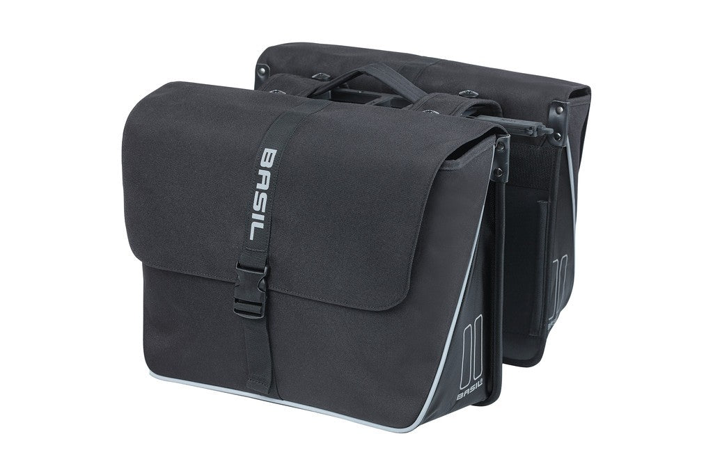 Borsa doppia Basil Forte MIK nero, 55l, MIK