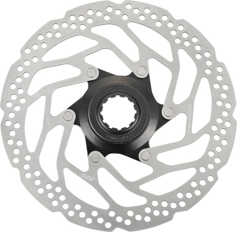 Disco de freno Shimano SM-RT30S2 160mm, Centerlock con anillo de bloqueo.