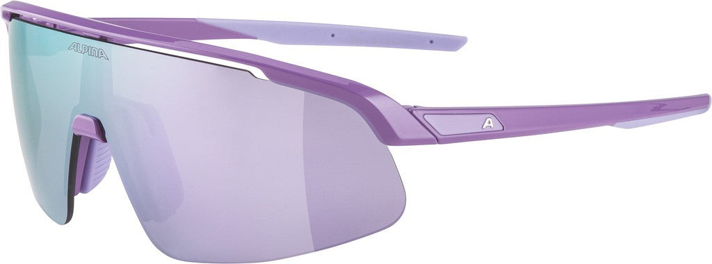 Alpina Turbo Pro Youth Sportbrille in Berry Luc, lila verspiegelte Gläser, Kategorie 3