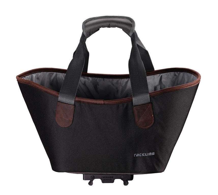 Racktime Shopper sistema Agnetha nero, 34x25,5x37cm, 15l, 610g