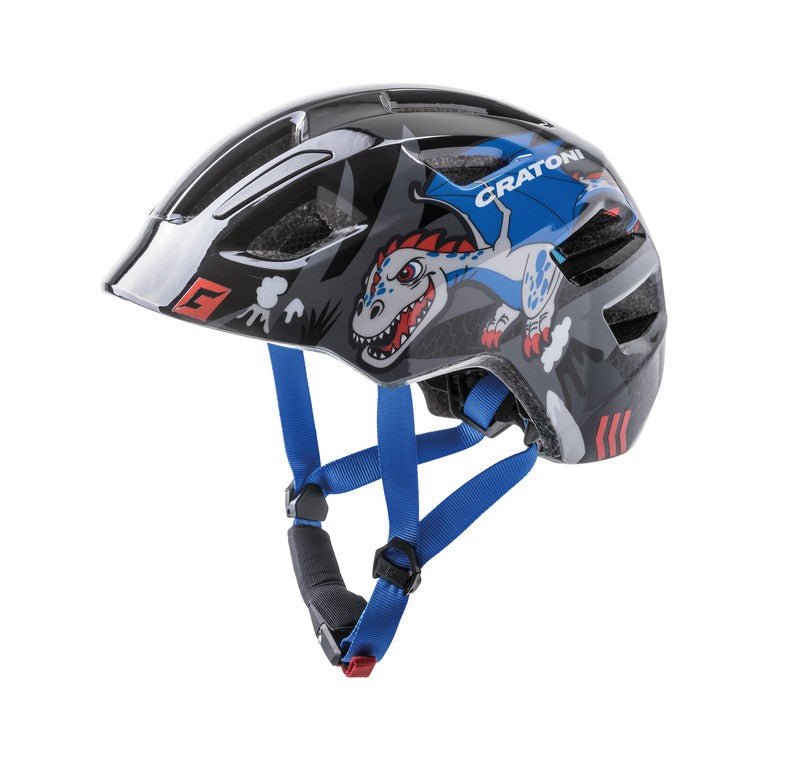 Casco bici Cratoni Maxster (Kid) t. S/M (51-56cm) drago/nero lucido