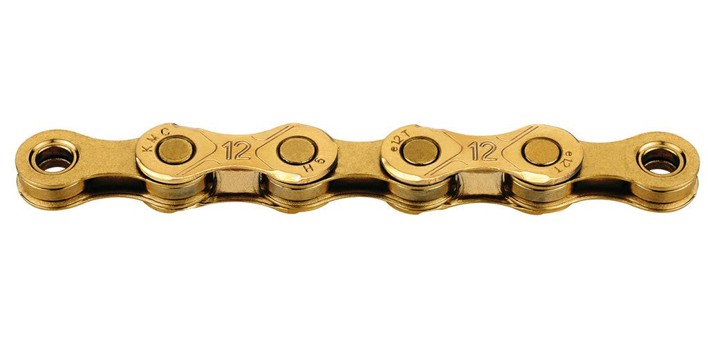 KMC e12 Ti-N 1/2" x 11/128" Kette, 130 Glieder, 12-fach, Gold