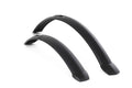 Juego de guardabarros Hebie Taipan 26, negro, aprox. 60 mm, con protectores contra salpicaduras 0759E