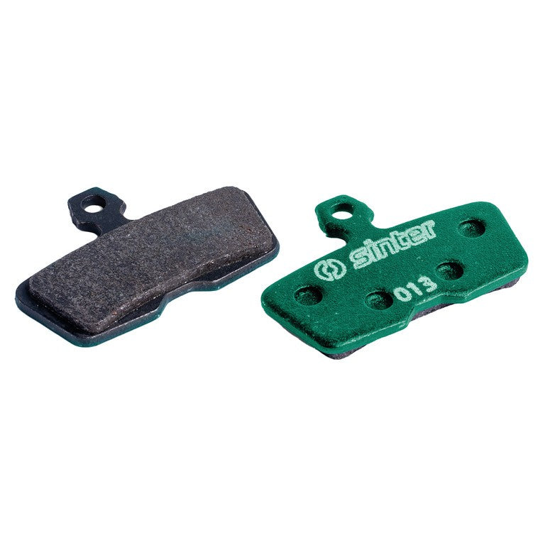 Pastilla de freno de disco orgánica Sram Sinter 013, MTB Race, verde, UDV = 1 par