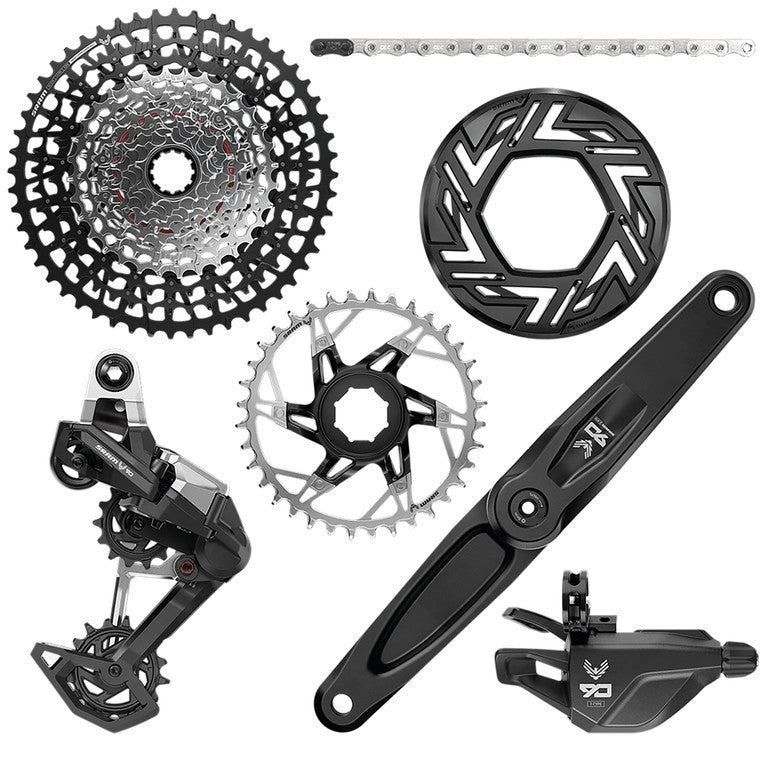 SRAM Eagle 90 EMTB A1 DUB, SRAM Brose, 170 mm, 36 dientes, XS-1275, grupo de engranajes 10-52 dientes