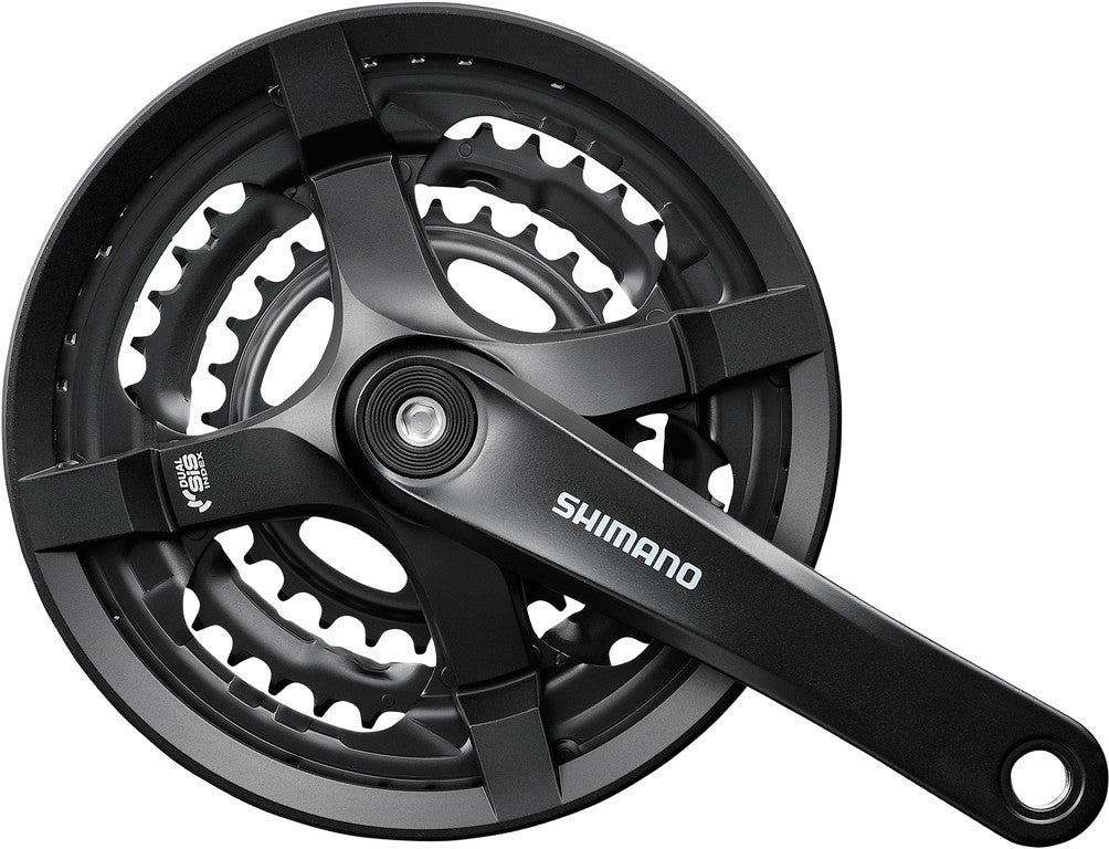 Guarnitura Shimano FC-TY501 6/7/8v., 28/38/48d., 175mm, nr,c.paracat