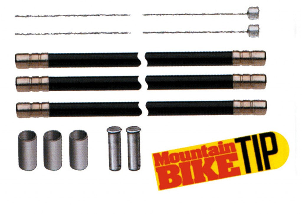 Komplettes Schaltzugset mit 4,5x4,5mm Nippeln