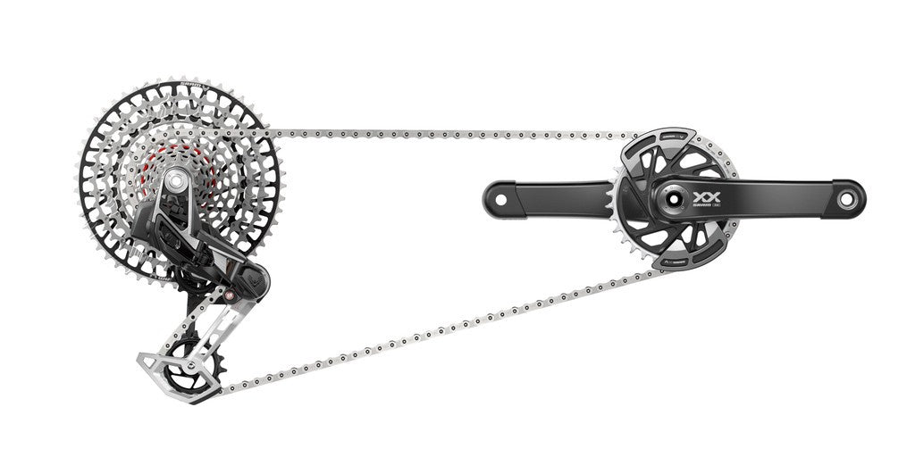 Set gr. camb. SRAM XX T-Type Eagle AXS DUB MTB Wide,175mm,32d,XS-1297,10-52d