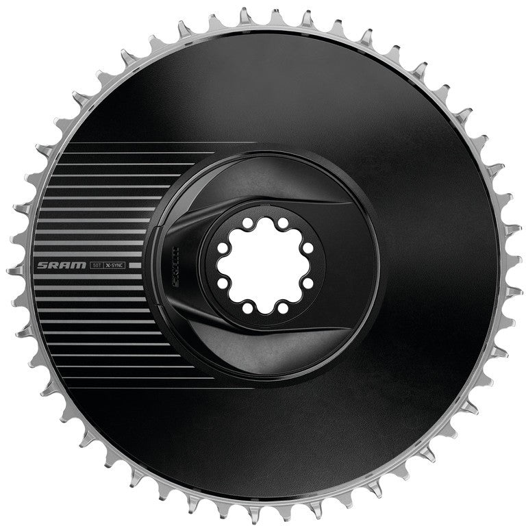 Corona SRAM X-Sync RED E1 Aero Road 50 d., nero/argento, all, DM, 12v.
