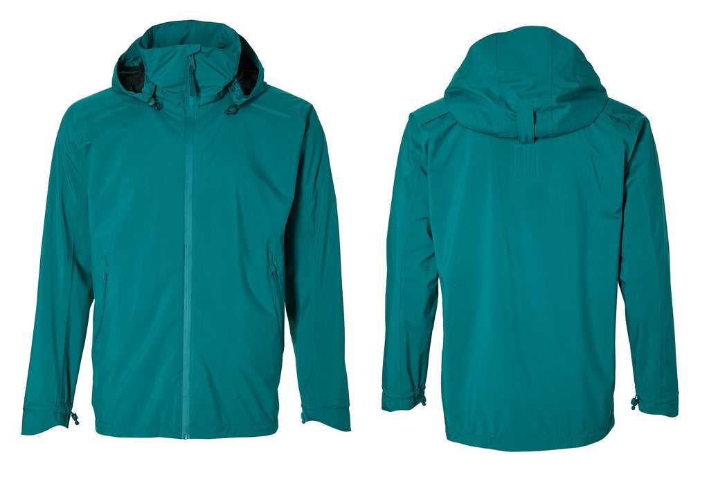Chaqueta impermeable Basil Skane, verde azulado, talla S, para hombre