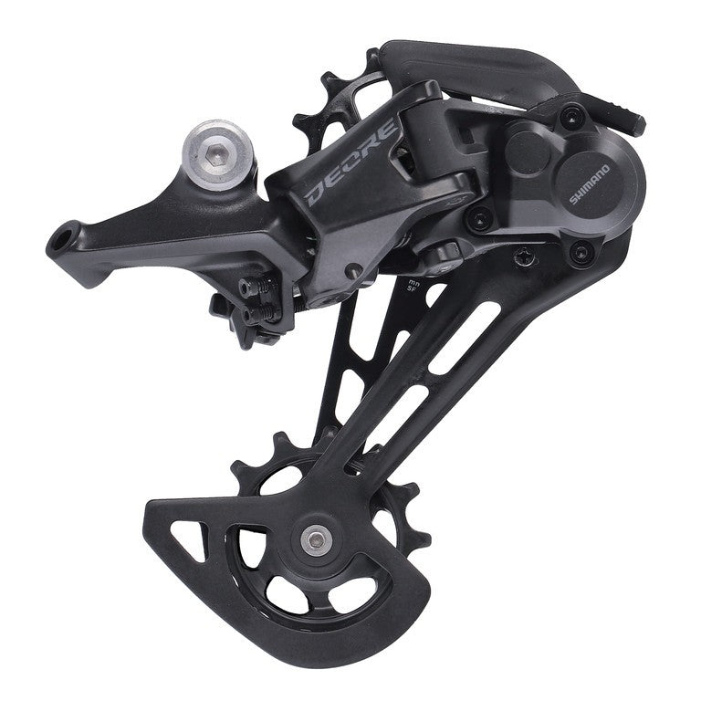 Deragl. post. SHIMANO DEORE RD-M6100SGS 12 vel., gabbia lunga, nero