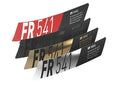 Dekor-Set. DT Swiss FR 541 29x30 DB rot/gold/schwarz/chrom, Vinyl