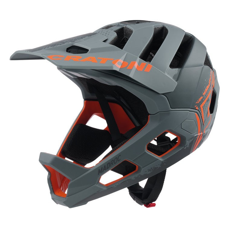 Cratoni Madroc Fahrradhelm, anthrazitorange, Größe M/L (58-61cm)