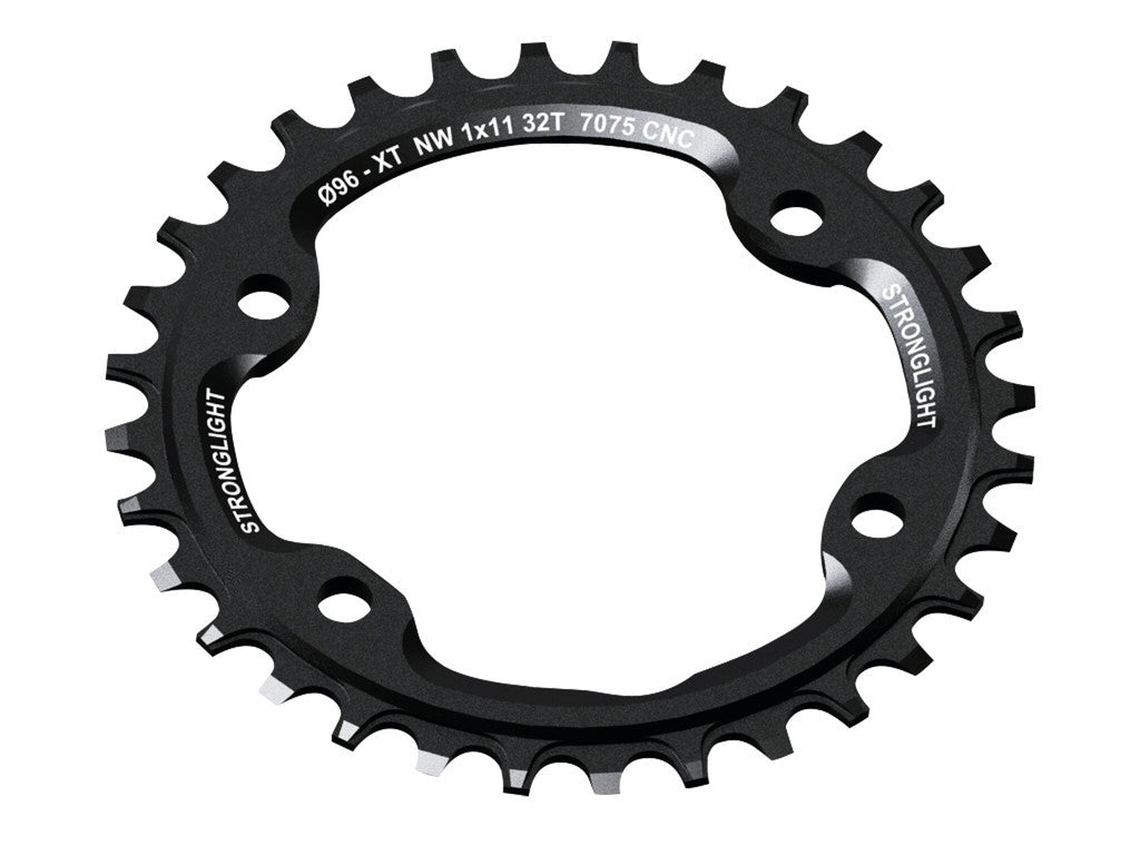 Stronglight MTB-Kettenblatt für Shimano 1x11 v.XT FC-M8000/SLX FC-M7000, 36 Zähne, schwarz
