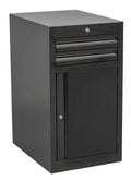 Cassettiera Unior stretto, con anta e 2 cassetti