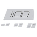 Set decor. DT Swiss ARC 1100 DI 29x20 DB cromo, vinile