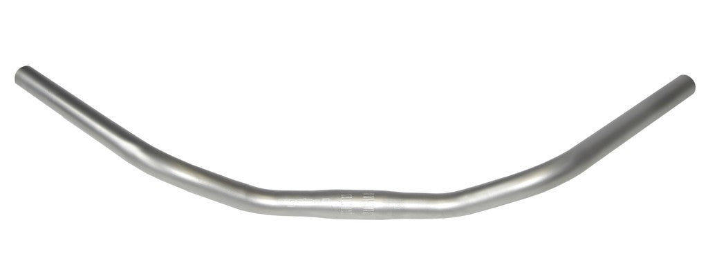 Ergotec City Cruiser Stahllenker, Ø 25,4 mm, 635 mm, Aluminiumoptik, 42°