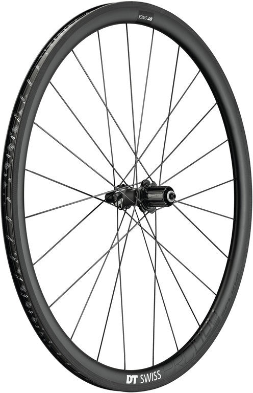 RP DT Swss PRC 1400 Spline 35 Carbon, Schwarz, 130/5 mm Schnellspanner Shimano
