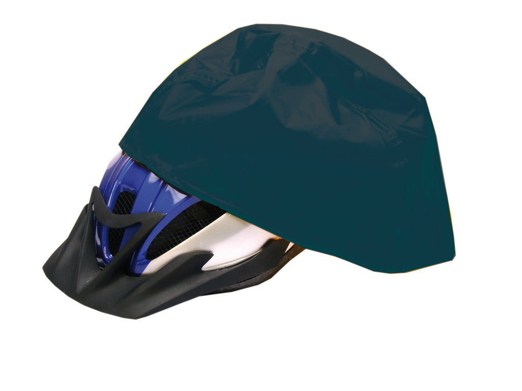 Hock Regenschutz für schwarzen Fahrradhelm