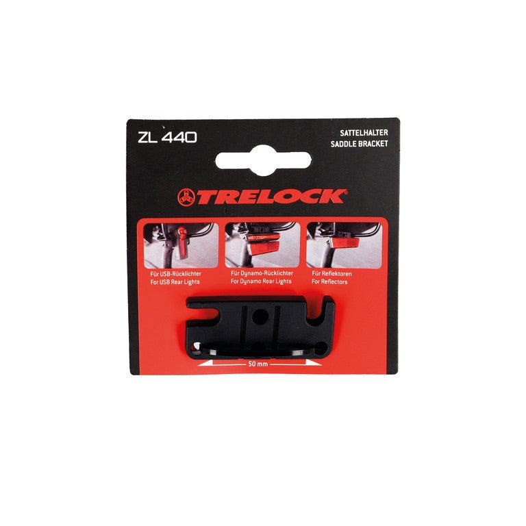 Soporte de luz trasera. TRELOCK ZL 440 ZL 440 para LS740 Vector Trasero, LS65X COB