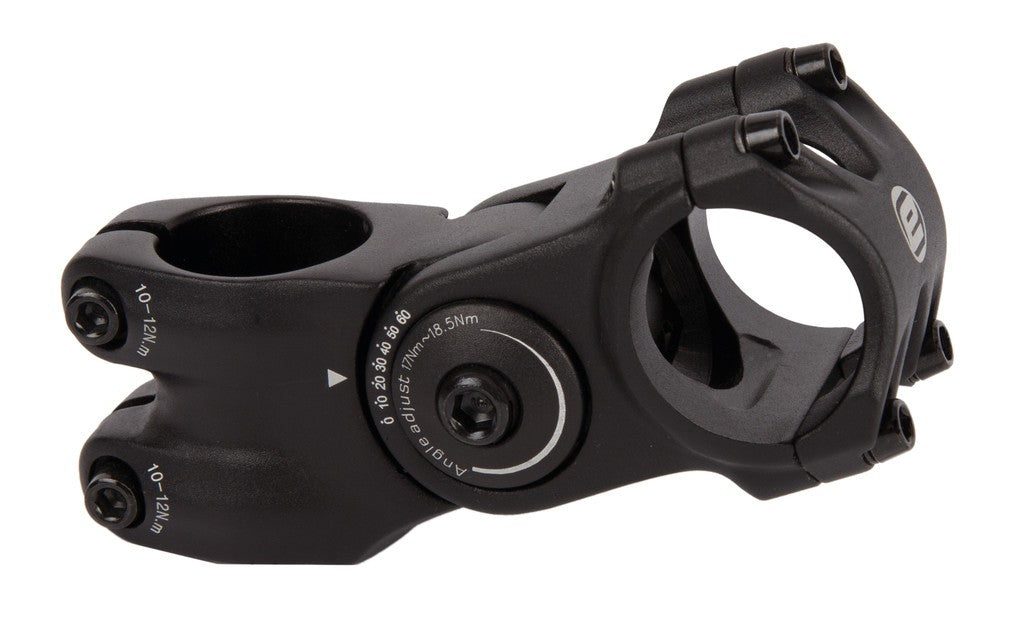 Aparato de sujeción A-Head Ergotec Octopus 2 1 1/8", Ø 31,8 mm, 75 mm, -0/+60°, negro
