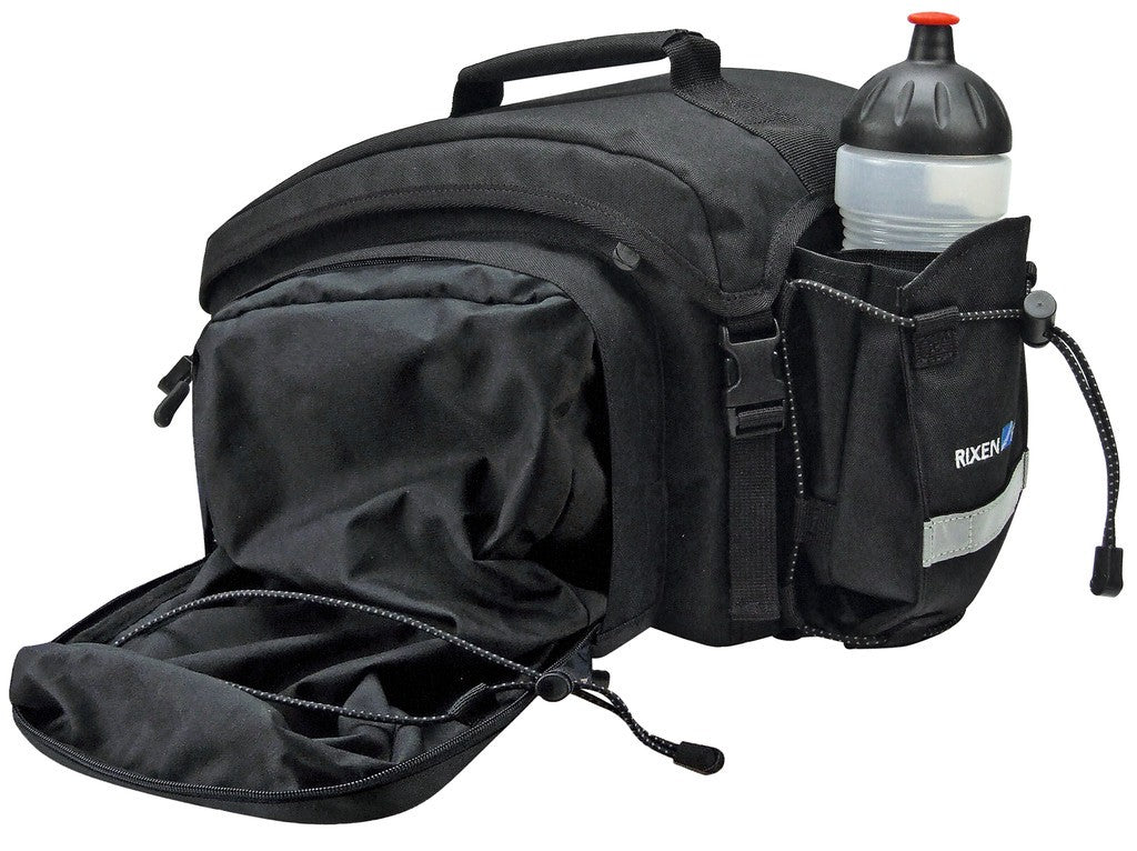 KLICKfix Rackpack 1+ Gepäckträgertasche, schwarz, 28 x 35 x 48 cm, 13–18 l, 1000 g