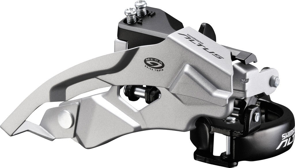 Cambio delantero Shimano Dual Pull FD-M370 Top Swing,34,9/31,8/28,6mm, 66-69°,3x9v.
