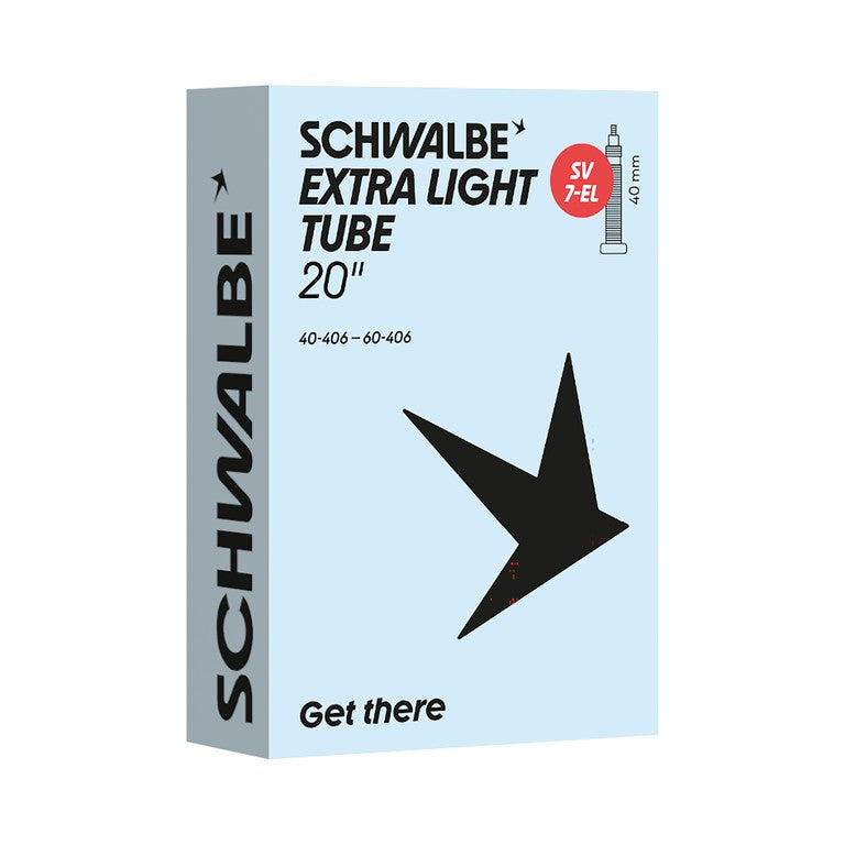 Cámara Schwalbe VP7 extra ligera de aire 20x1,75-2,35" 40/60-406 VP 40 mm