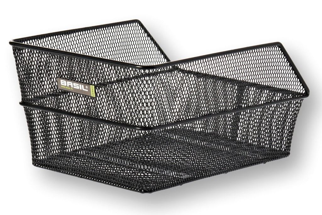 Basil Cento S Schultasche, 31 x 21 x 9 cm, schwarz, engmaschiges Netzgewebe