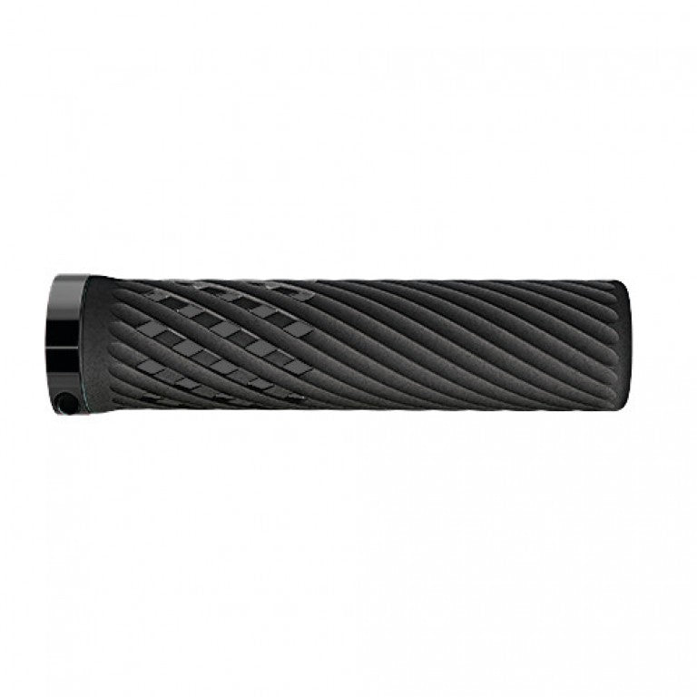 Puños HERRMANS Luna Lock 130/90 mm, Ø 22 mm, negros