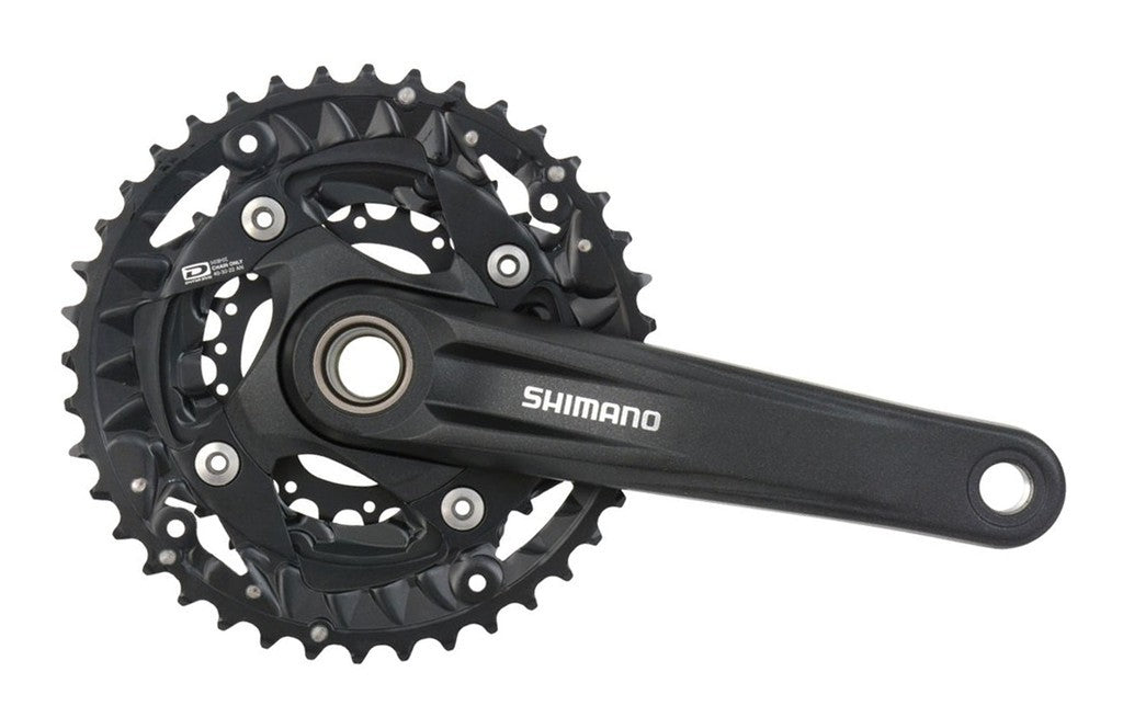 Guarnitura Shimano FC-MT500 10v,40/30/22d,175mm,nr,s.parac.,as.fiss.