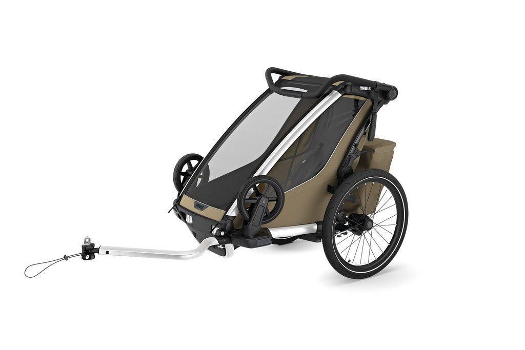 Remolque individual para niños Thule Chariot Sport 2, color caqui claro