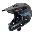 Cratoni C-Maniac 2.0 MX Fahrradhelm, Matt Schwarz-Blau, Größe S/M (52-56cm)