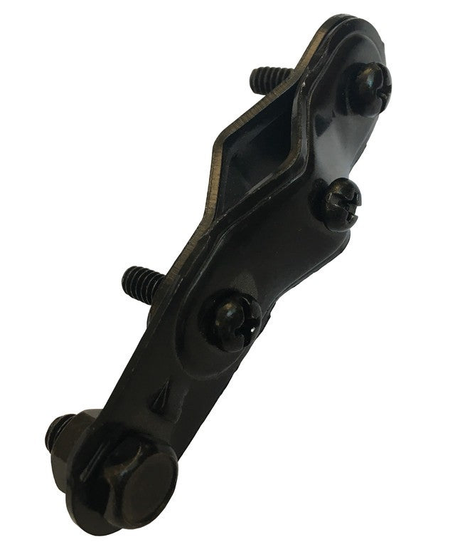 Büchel Dynamohalterung für Gabelbefestigung, schwarz, 5 Stück.