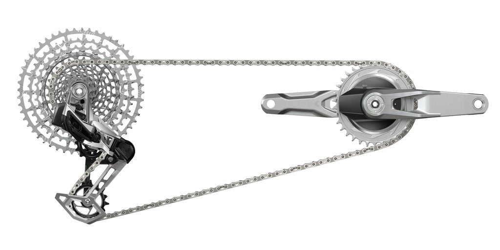 Set gr.cambio SRAM 1987 T-Type Eagle AXS DUB MTB Wide, 170mm, 32/34d, 10-52d