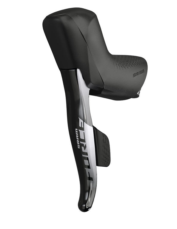 Leva cambio/freno SRAM Force eTap AXS, sx, con gomma leva, Disc