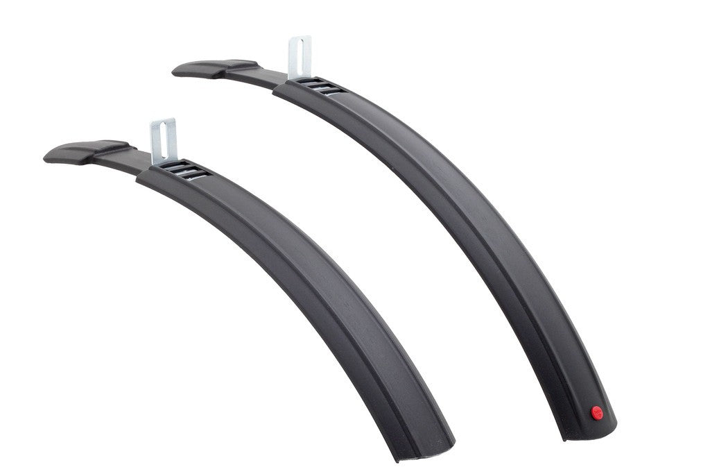 Guardabarros Hebie MTB Natter de 24", color negro, aprox. 60 mm, 0774E, extraplano