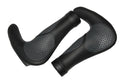 Puños Ergotec Oslo 138/138 mm, negro/gris, Kraton/Gel