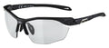 Gafas de sol Alpina Twist Five HR V en negro mate, lente varioflex n.° cat. 3