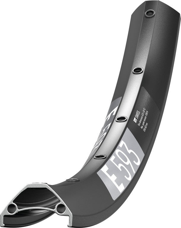 Cerchio DT Swiss E 593 26", nero, 32 fori, 559-30, LV 6,5mm