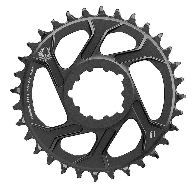 Corona Sram X-Sync 2 Eagle 12-v.34 D.,nero,all.,offset 6mm, DM