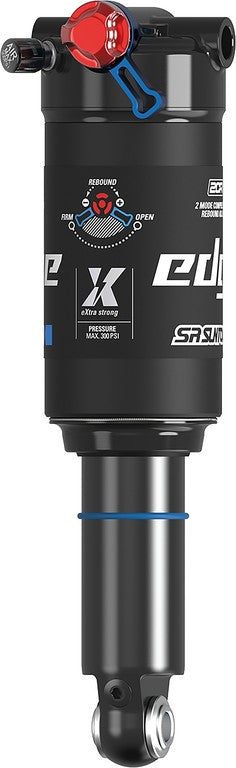 Ammort. SR Suntour RS24 Edge X 2CR nero, 145 x 35mm, Trunnion