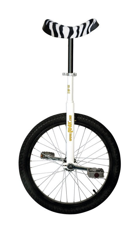 QU-AX Luxus 20" Einrad, BNC, Allradantrieb, ohne Abdeckung, Zebra-Sattel