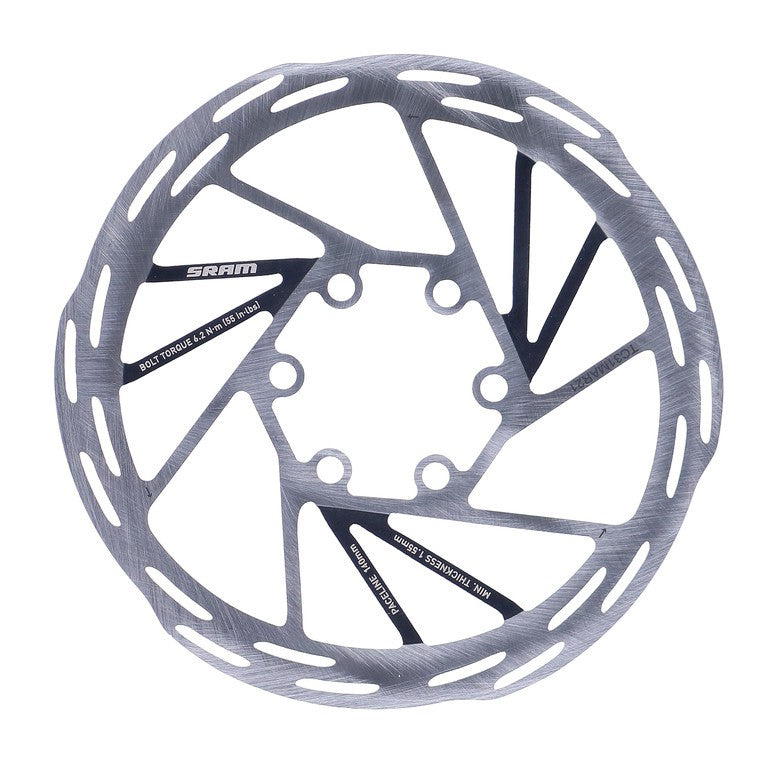 Disco freno SRAM Rotor Paceline Ø140mm, nero, 6 fori, arrotond.