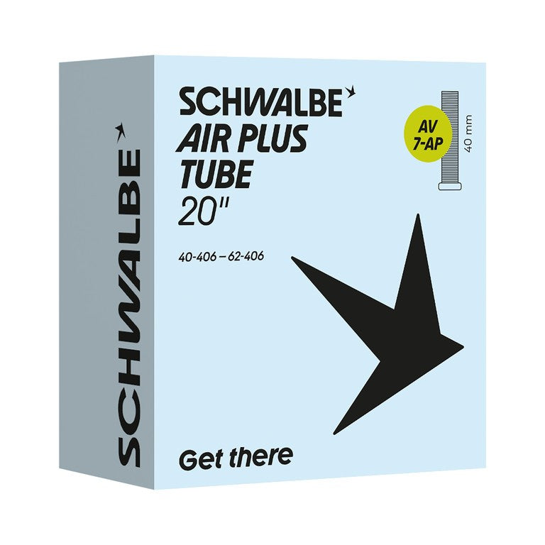 Cámara Schwalbe VS7 AP Air Plus 20x1.50-2.40" 40/62-406 AGV 40 mm N.° 7AP