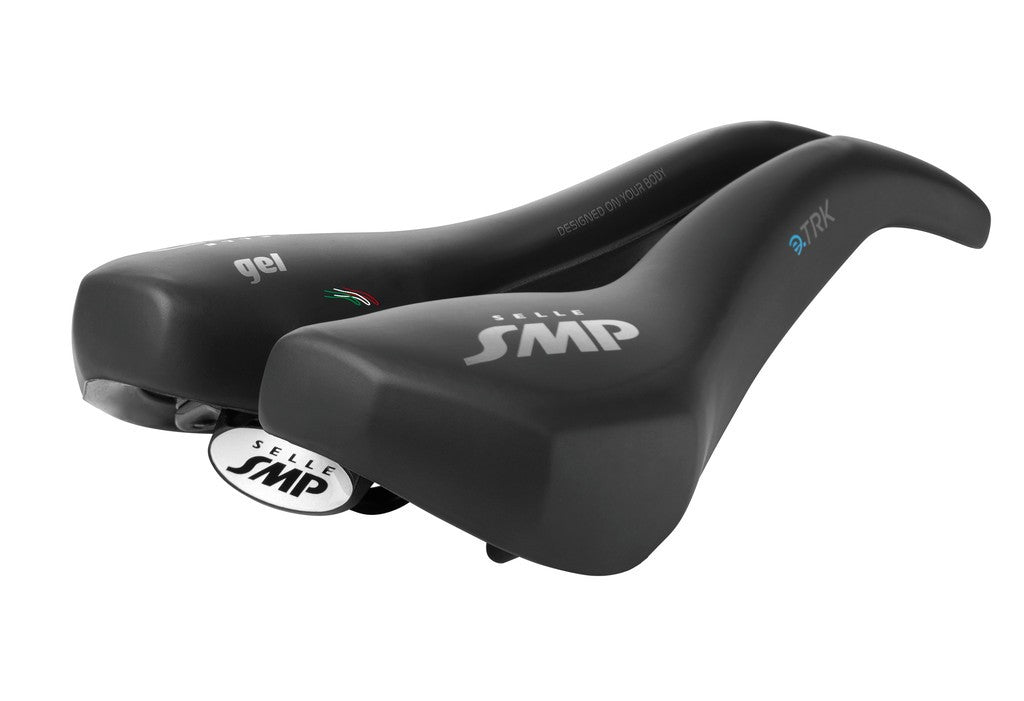 Sillín Selle SMP E-TRK Gel, negro, unisex, 277 x 162 mm, aprox. 490 g